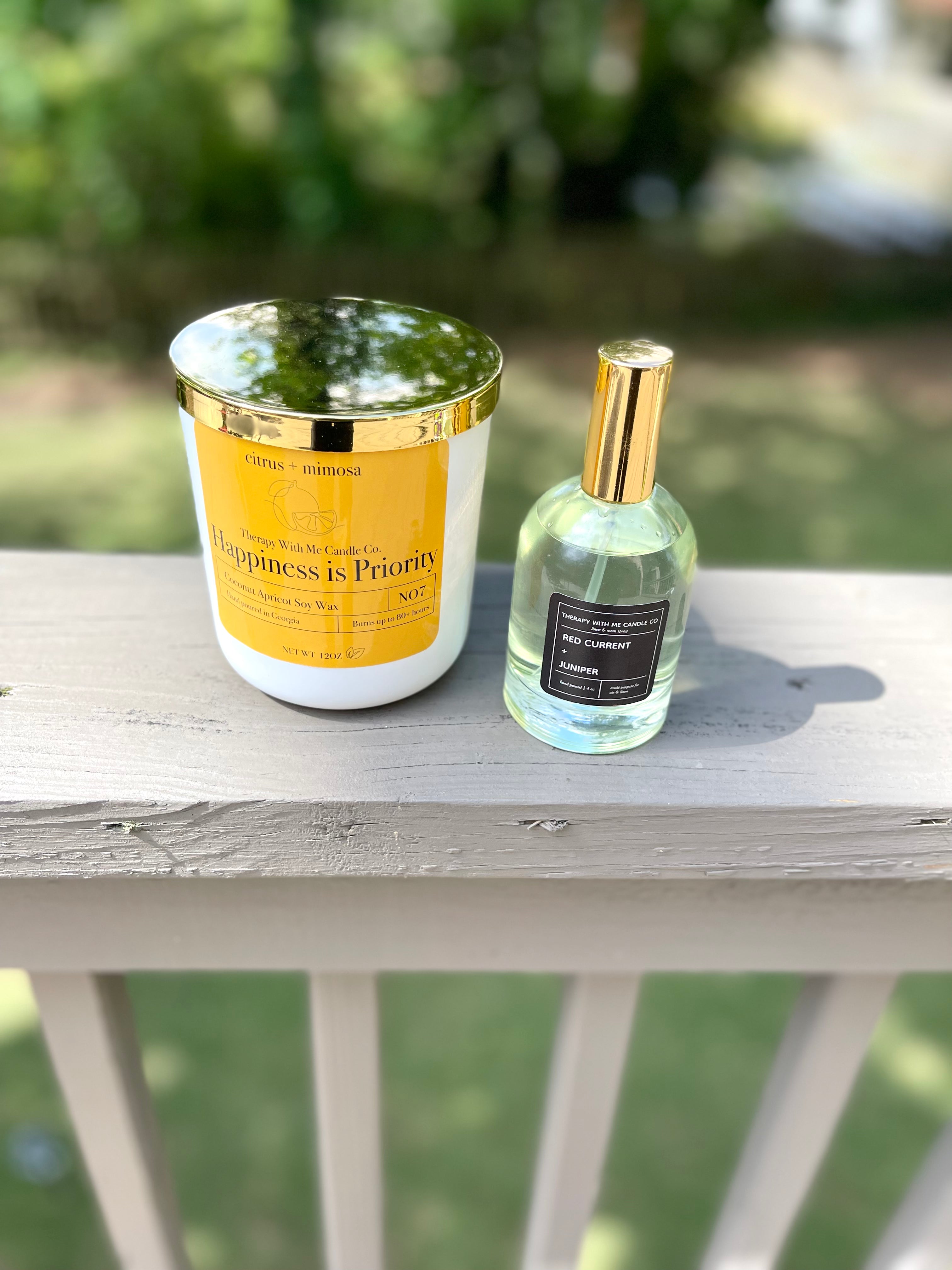 12 oz Candle + Room Spray Combo – Therapy With Me Candle Company®️