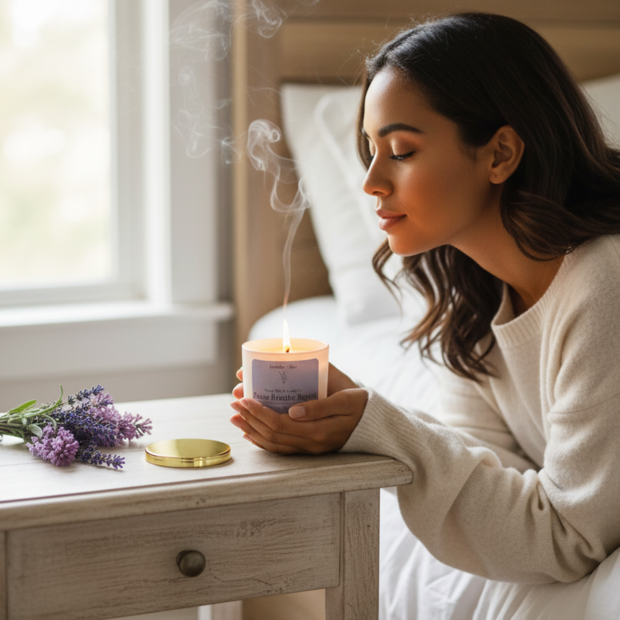 Lavender + Lilac Scented Candle - Large 12 oz