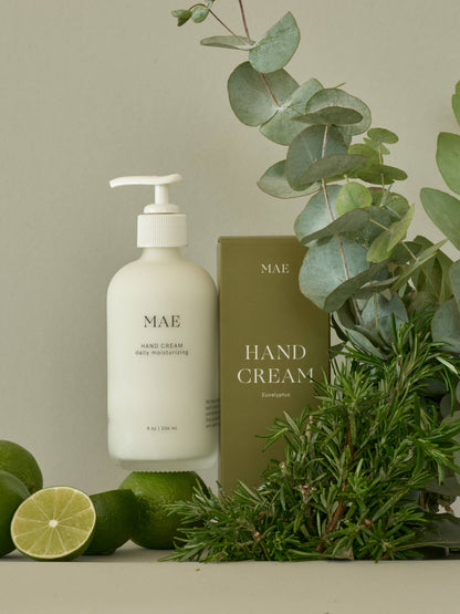 Eucalyptus Moisturizing Hand Cream - Vegan, Essential Oil