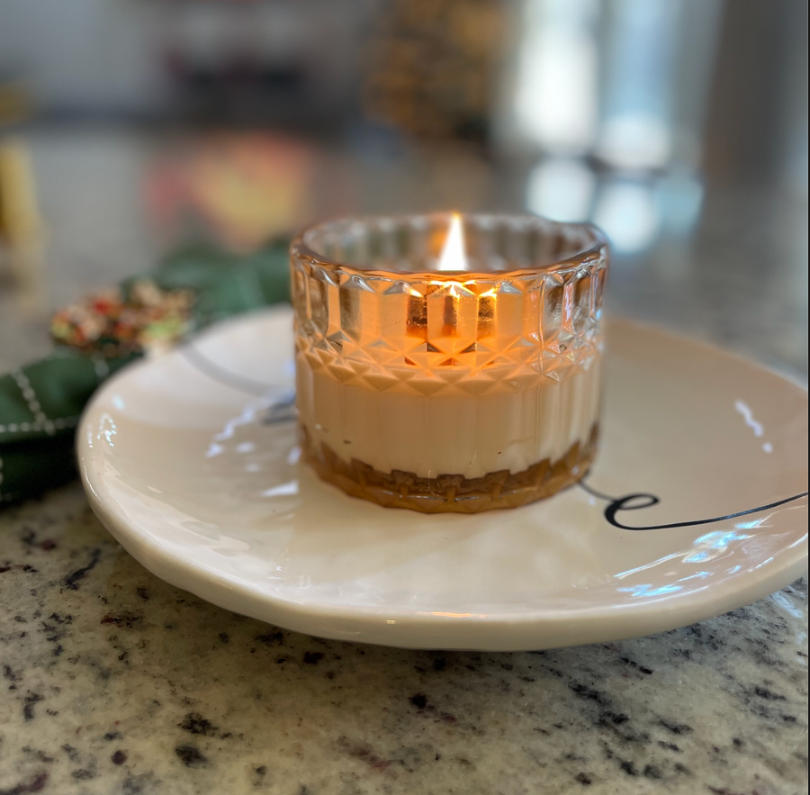 Luxury Glass Candles 7 oz - Ivory