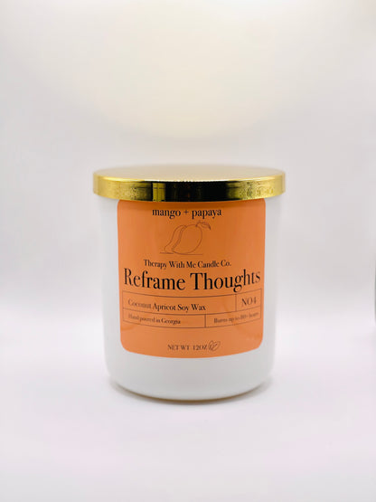 Mango + Papaya Scented Candle - Large 12 oz