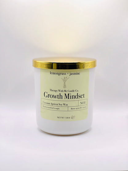 Lemongrass +Jasmine Scented Candle - Large 12 oz