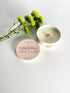 This 5oz candle invites you to a luxurious retreat with its harmonious blend of sea salt and delicate orchid