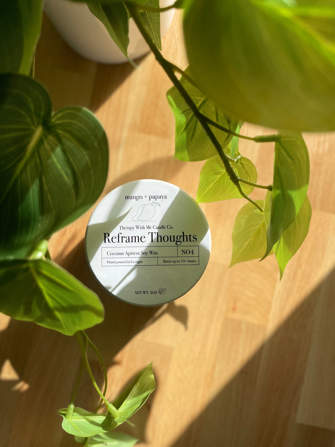 Mango + Papaya Scented Candle - Medium 5 oz
