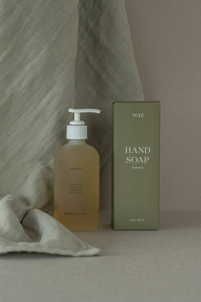 Eucalyptus Clean Hand Soap - Vegan, Essential Oil