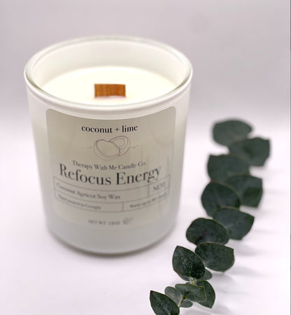 Coconut + Lime Scented Candle - Large 12 oz
